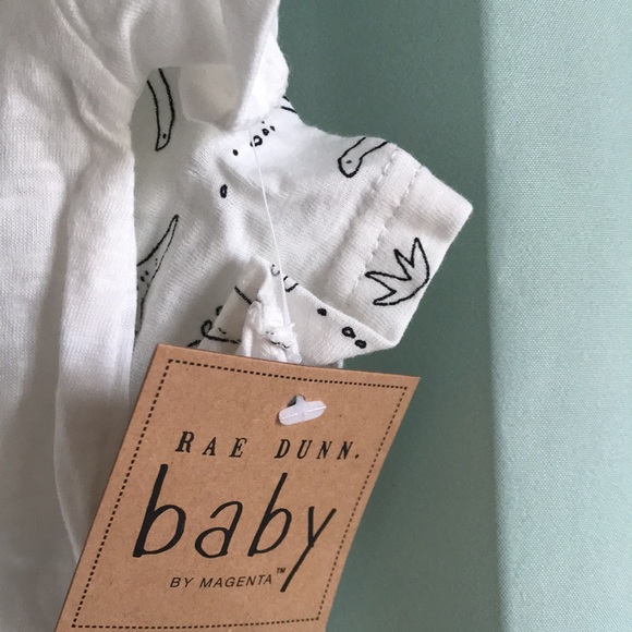 Rae Dunn baby 2 pack rompers - Picture 4 of 9